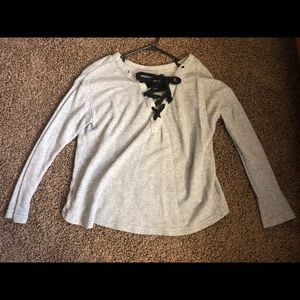 Forever 21 Sweatshirt w/ lace up back!